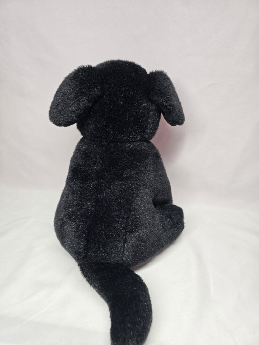 Douglas "Bud" Black Lab Labrador Dog Plush Sitting Vintage Pink Tag - Picture 5 of 12